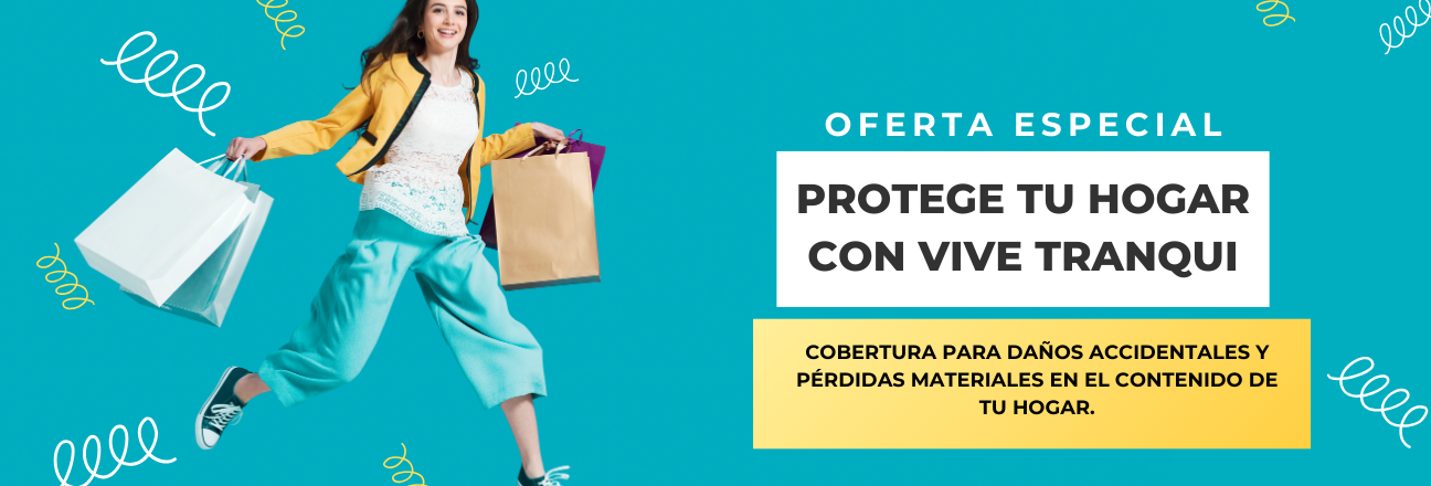 Banner de Descuentos Simple Turquesa y Blanco